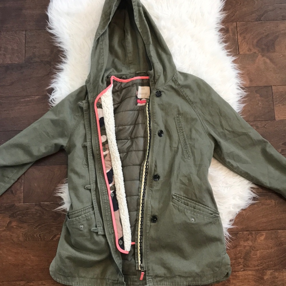 Zara parka jacket